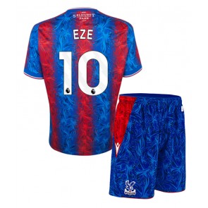 Crystal Palace Eberechi Eze #10 Hemmakläder Barn 2024-25 Kortärmad (+ Korta byxor)